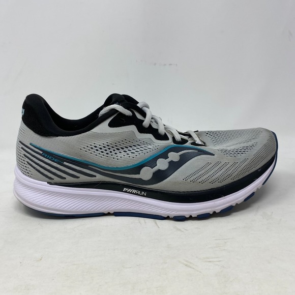 Saucony Mens Ride 14 Running Shoe Gray Size 8.5‎ Training Gym main image 9